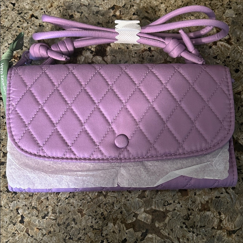 NWT VERA BRADLEY Stonebridge Road Roanoke in Purple Rhapsody